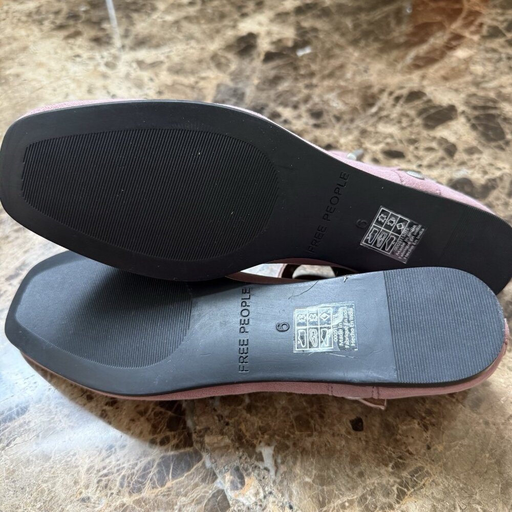 Free People Women's Mystic Mary Jane Rose Color Flats NWOB (MSRP 148) Size 6 - Picture 7 of 9